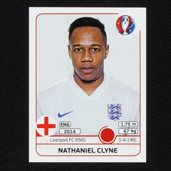 Nathaniel Clyne Panini Sticker No. 134 - Euro 2016