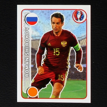 Shirokov Panini Sticker No. 155 - Euro 2016