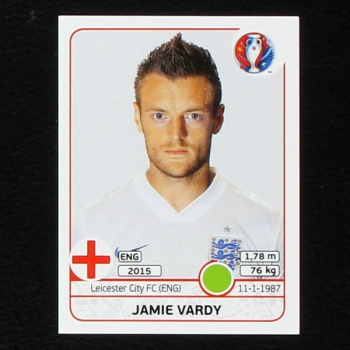 Jamie Vardy Panini Sticker No. 147 - Euro 2016