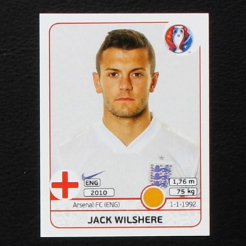 Jack Wilshere Panini Sticker No. 139 - Euro 2016