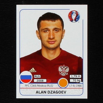 Alan Dzagoev Panini Sticker No. 171 - Euro 2016