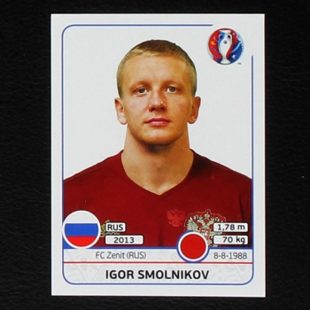 Igor Smolnikov Panini Sticker No. 167 - Euro 2016