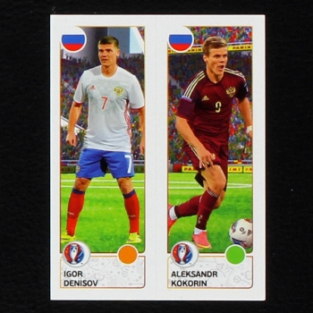 A.Kombarov - D.Kombarov Panini Sticker No. 158 - Euro 2016