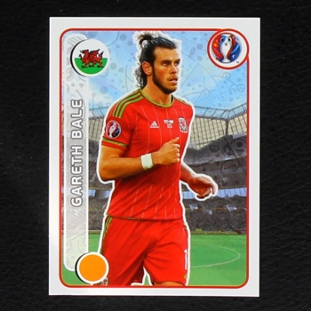 Gareth Bale Panini Sticker No. 201 - Euro 2016