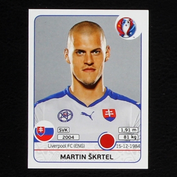 Martin Skrtel Panini Sticker No. 216 - Euro 2016