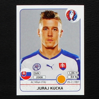 Juraj Kucka Panini Sticker No. 222 - Euro 2016