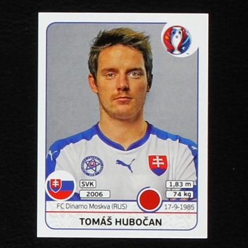 Tomas Hubocan Panini Sticker No. 219 - Euro 2016