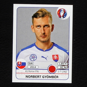 Norbert Gyömber Panini Sticker No. 217 - Euro 2016