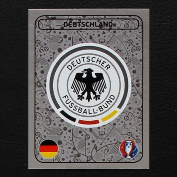 Deutschland Badge Panini Sticker No. 234 - Euro 2016