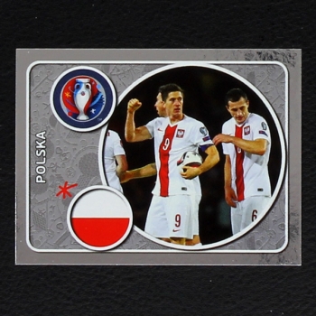 Polska Team Panini Sticker No. 237 - Euro 2016