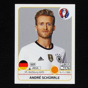 Andre Schürrle Panini Sticker No. 253 - Euro 2016