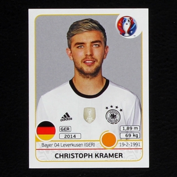 Christoph Kramer Panini Sticker No. 252 - Euro 2016