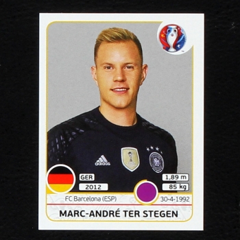 Marc-Andre ter Stegen Panini Sticker No. 242 - Euro 2016