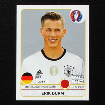 Erik Durm Panini Sticker No. 247 - Euro 2016