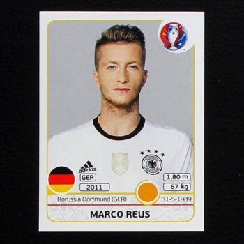 Marco Reus Panini Sticker No. 256 - Euro 2016