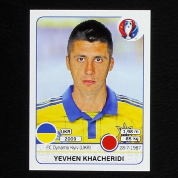 Yevhen Khacheridi Panini Sticker No. 276 - Euro 2016