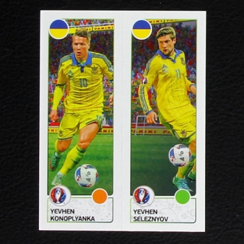 Konoplyanka - Seleznyov Panini Sticker No. 272 - Euro 2016