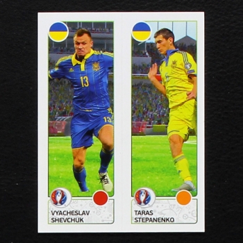 Shevchuk - Stepanenko Panini Sticker No. 270 - Euro 2016