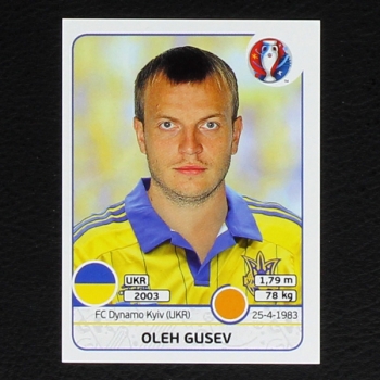 Oleh Gusev Panini Sticker No. 285 - Euro 2016