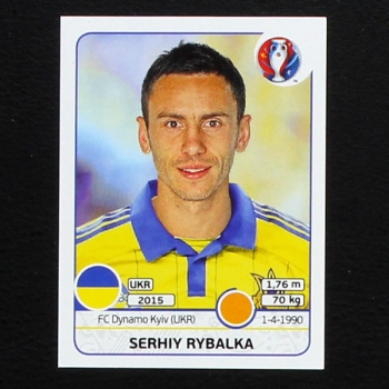 Serhiy Rybalka Panini Sticker No. 281 - Euro 2016