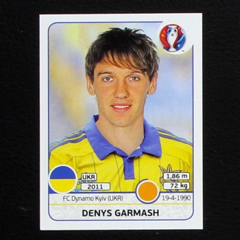 Denys Garmash Panini Sticker No. 280 - Euro 2016