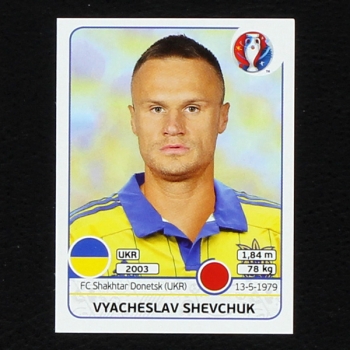 Vyacheslav Shevchuk Panini Sticker No. 278 - Euro 2016