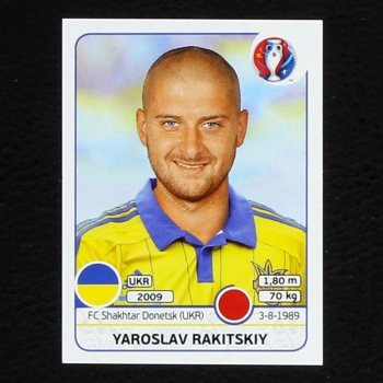 Yaroslav Rakitskiy Panini Sticker No. 277 - Euro 2016