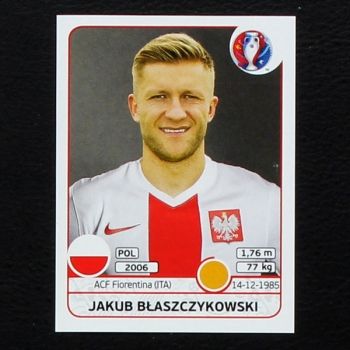 Jakub Blaszczykowski Panini Sticker No. 306 - Euro 2016