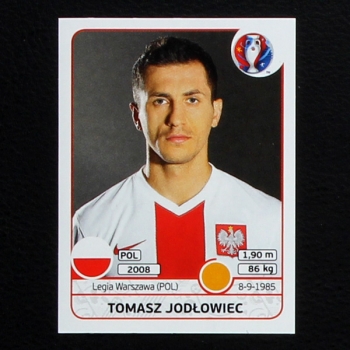 Tomasz Jodlowiec Panini Sticker No. 304 - Euro 2016