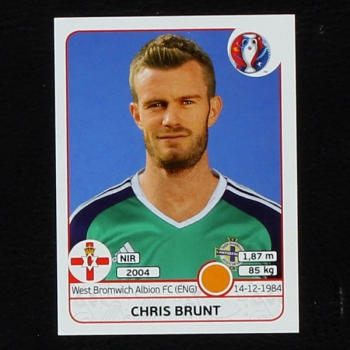 Chris Brunt Panini Sticker No. 338 - Euro 2016