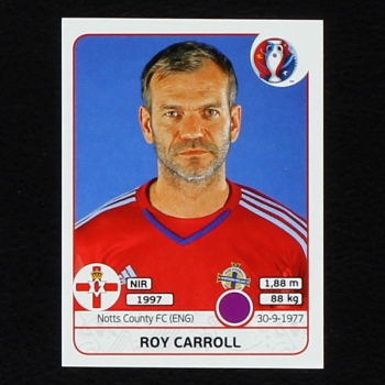 Roy Carroll Panini Sticker No. 326 - Euro 2016