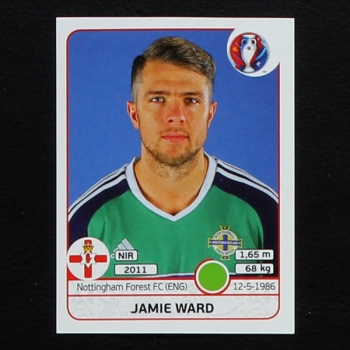 Jamie Ward Panini Sticker No. 341 - Euro 2016