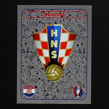 Hrvatska Badge  Panini Sticker No. 352 - Euro 2016