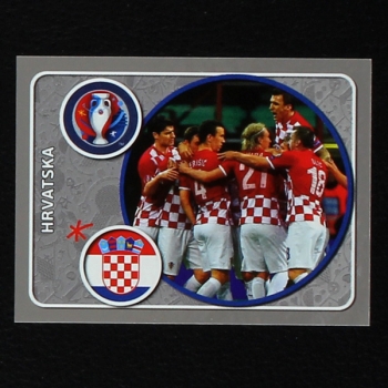 Hrvatska Team Panini Sticker No. 351 - Euro 2016