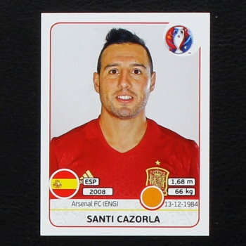 Santi Cazorla Panini Sticker No. 366 - Euro 2016