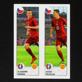 Darida - Pavelka Panini Sticker No. 382 - Euro 2016