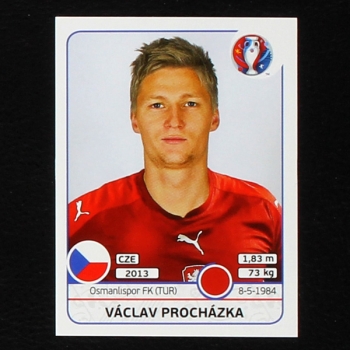 Vaclav Prochazka Panini Sticker No. 387 - Euro 2016