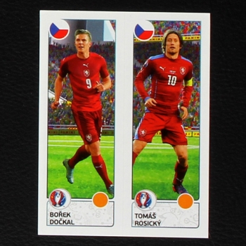 Dockal - Rosicky Panini Sticker No. 383 - Euro 2016