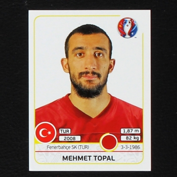 Mehmet Topal Panini Sticker No. 411 - Euro 2016