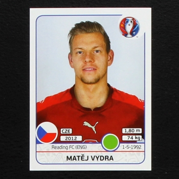 Matej Vydra Panini Sticker No. 401 - Euro 2016