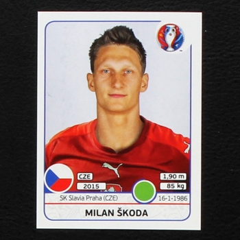 Milan Skoda Panini Sticker No. 402 - Euro 2016