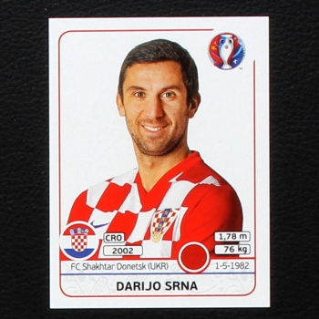 Darijo Srna Panini Sticker No. 438 - Euro 2016