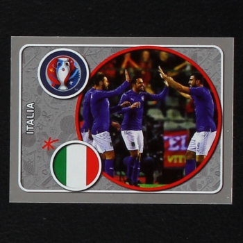 Italia Team Panini Sticker No. 459 - Euro 2016