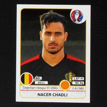 Nacer Chadli Panini Sticker No. 479 - Euro 2016