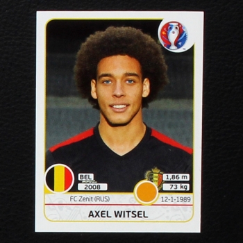 Axel Witsel Panini Sticker No. 475 - Euro 2016