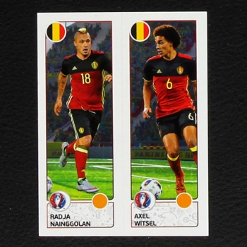 Nainggolan - Witsel Panini Sticker No. 489 - Euro 2016