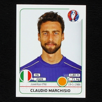 Claudio Marchisio Panini Sticker No. 506 - Euro 2016