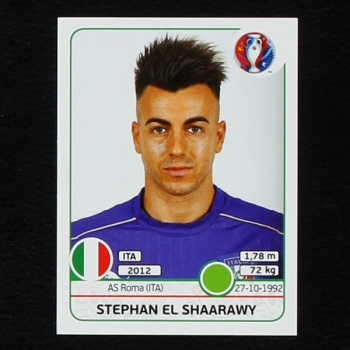 Stephan El Shaarawy Panini Sticker No. 512 - Euro 2016