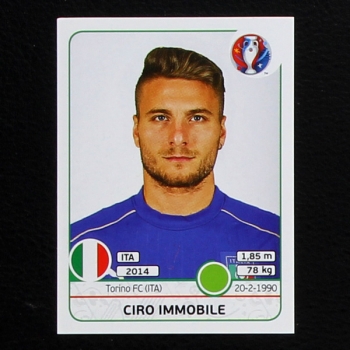 Ciro Immobile Panini Sticker No. 514 - Euro 2016