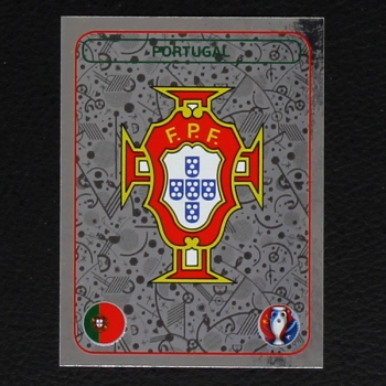 Portugal Badge Panini Sticker No. 570 - Euro 2016